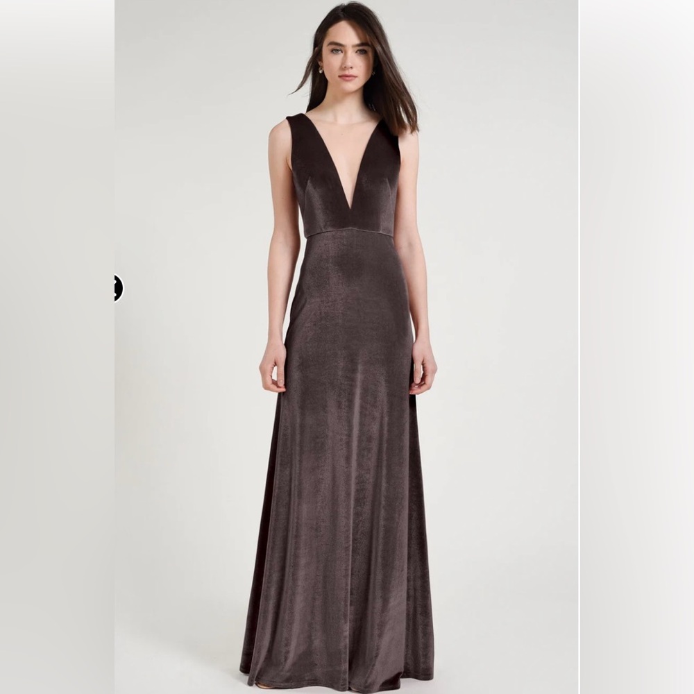 Jenny Yoo Logan Dress in Vintage Plum